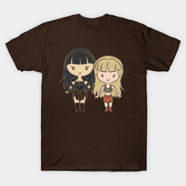 Xena & Gabrielle - Lil' CutiEs T-Shirt Xena & Gabrielle - Lil' CutiEs