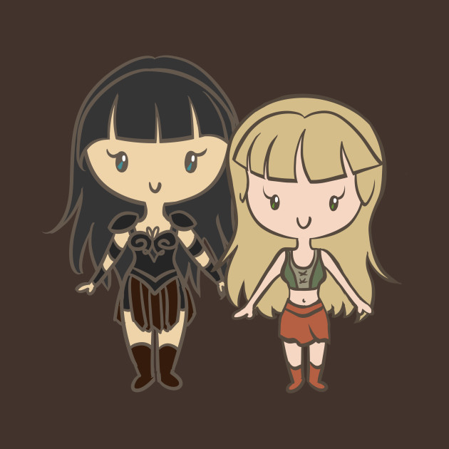 Xena & Gabrielle - Lil' CutiEs Design Xena & Gabrielle - Lil' CutiEs