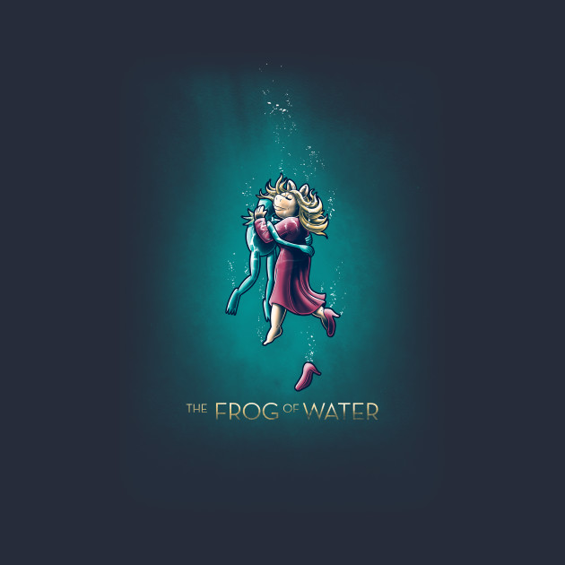The frog of water