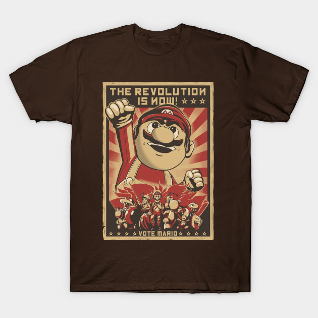Vote Mario T-Shirt Vote Mario