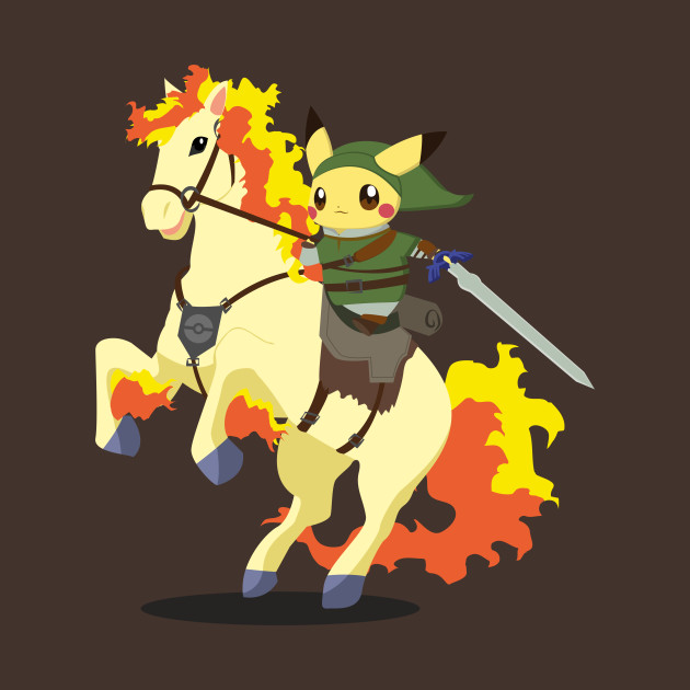 Pikachu on Horse