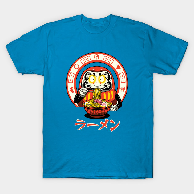 Daruma Zen Ramen - Japanese T-Shirt by VP021 - The Shirt List