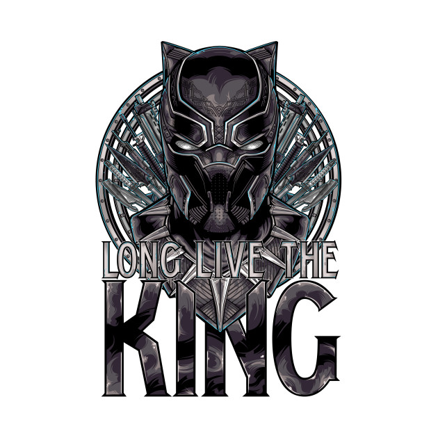 Black Panther Long Live the King Design Black Panther Long Live the King