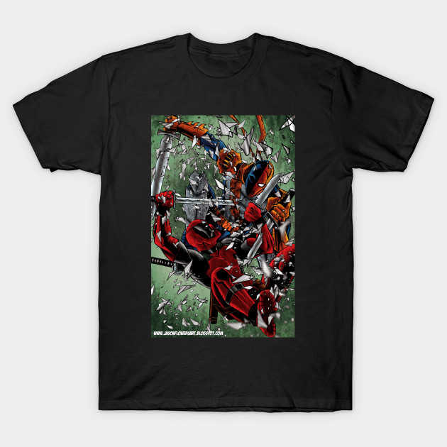 Deadpool versus Deathstroke T-Shirt Deadpool versus Deathstroke