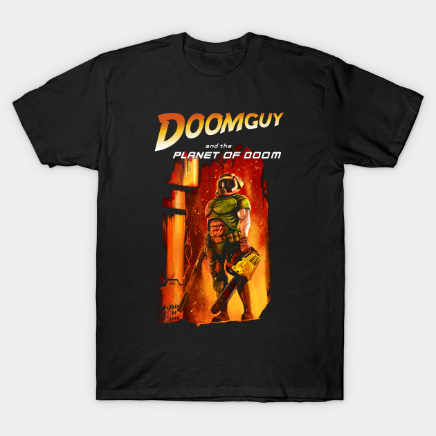 Doomguy in the planet of doom