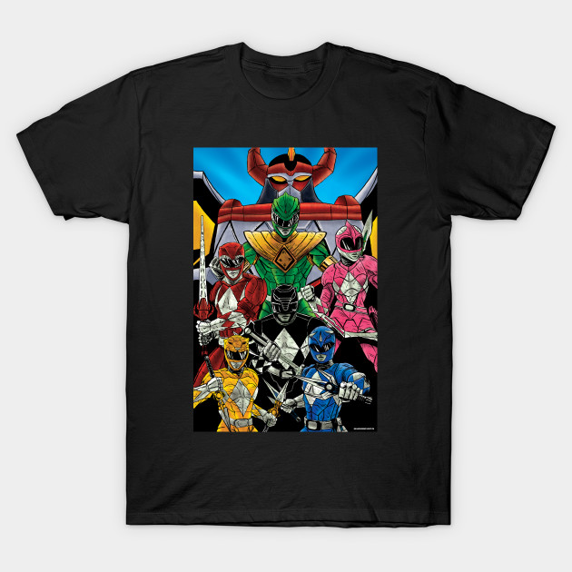 GO! GO! POWER RANGERS T-Shirt GO! GO! POWER RANGERS