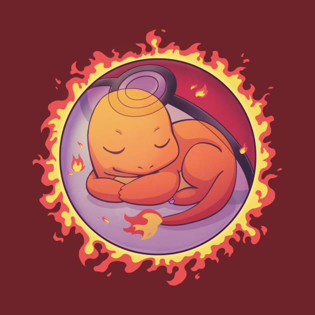 Hidden in the Fire Charmander