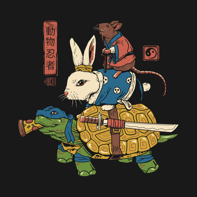 Kame, Usagi and Ratto Ninjas 