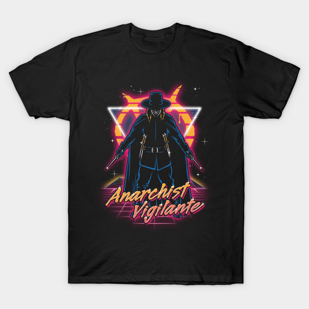 Retro Anarchist Vigilante T-Shirt Retro Anarchist Vigilante