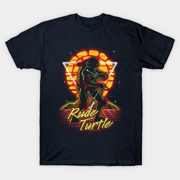 Retro Rude Turtle T-Shirt Retro Rude Turtle