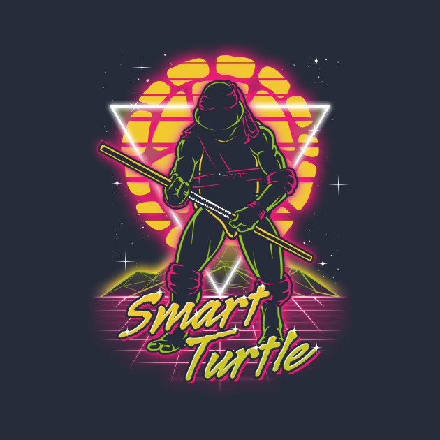 Retro Smart Turtle Design Retro Smart Turtle