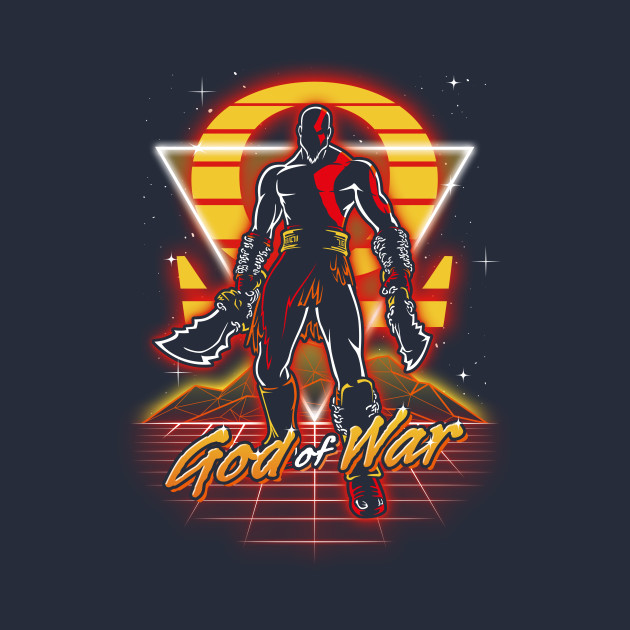 Retro War God Design Retro War God