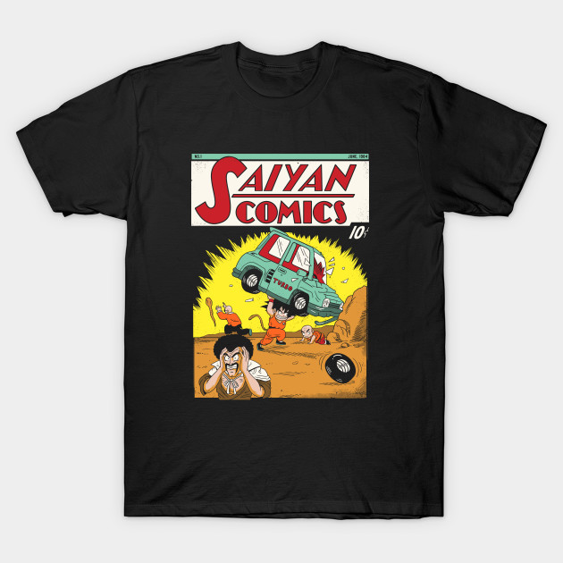 Saiyan Comics # 1 T-Shirt Saiyan Comics # 1