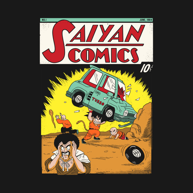 Saiyan Comics # 1 Design Saiyan Comics # 1