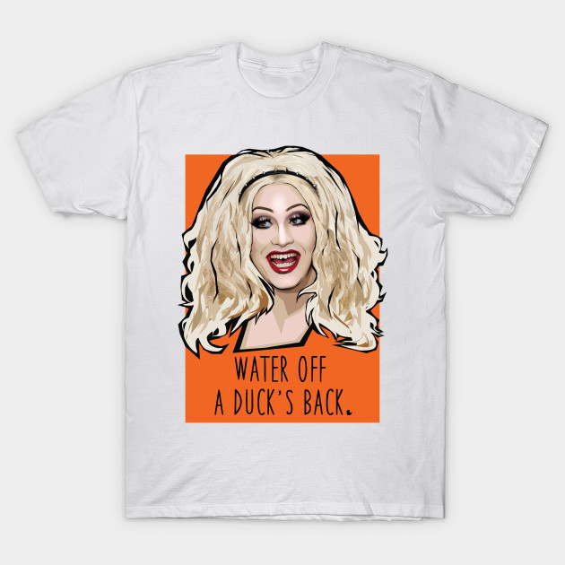 Water of A ducks back