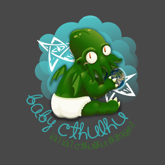 A cute baby cthulhu