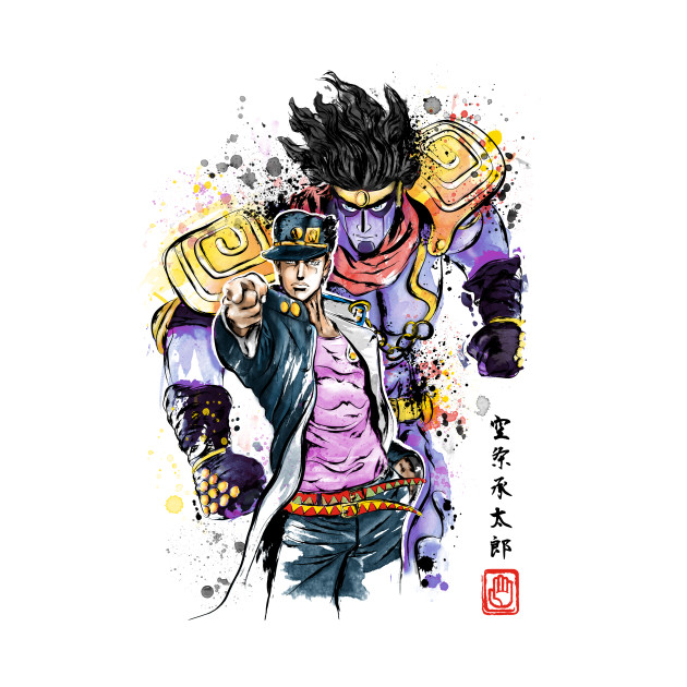 Bizarre Adventure Watercolor 