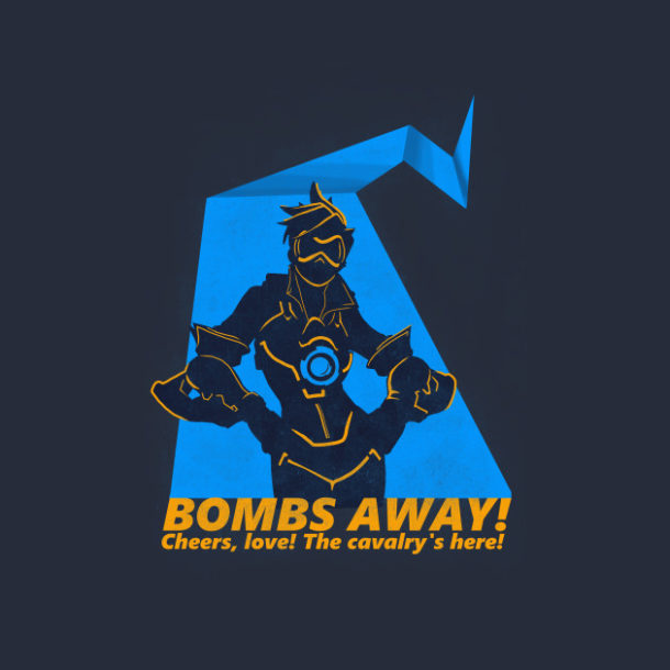 Cheers, love! The cavalry's here! Overwatch TShirt The Shirt List