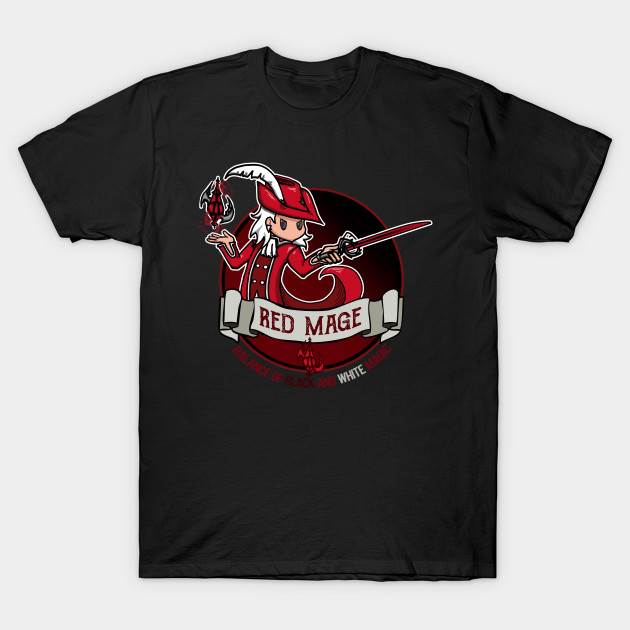 Red Mage from Final Fantasy T-Shirt Red Mage from Final Fantasy