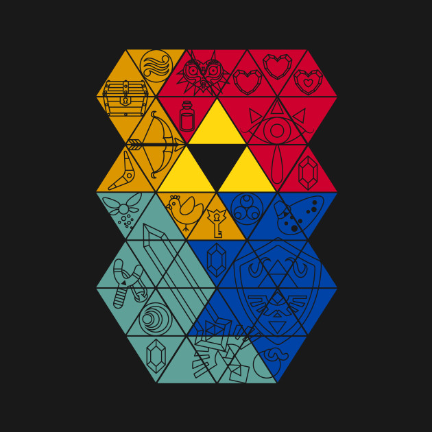 Triforce items Design Triforce items