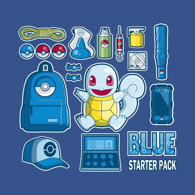 Blue starter pack
