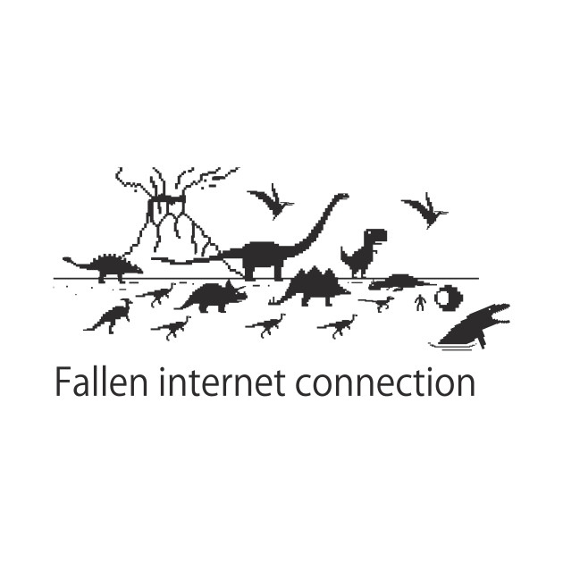 Fallen internet