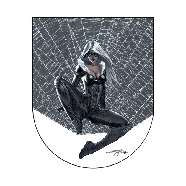 Black Cat White Design Black Cat White