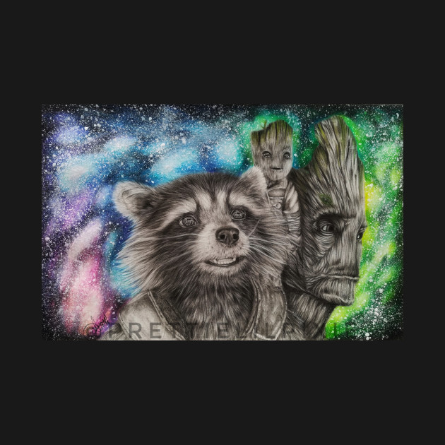 Rocket Raccoon and Groot