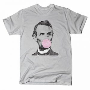 Abe Lincoln Bubble Gum T-Shirt