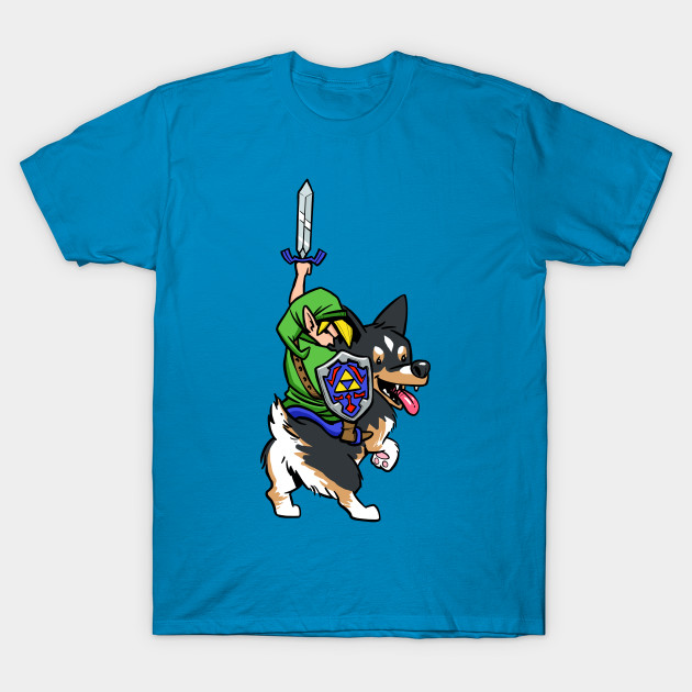 Link Riding a Corgi T-Shirt Link Riding a Corgi
