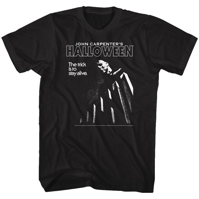 Black and White Halloween - Michael Myers T-Shirt - The Shirt List