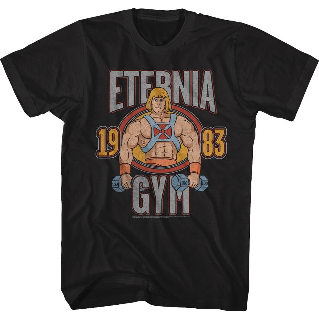 He-Man Eternia Gym T-Shirt He-Man Eternia Gym
