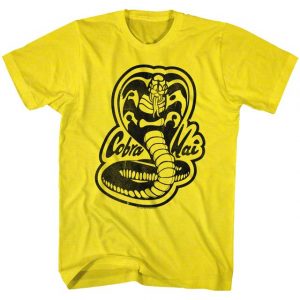 Karate Kid Yellow Cobra Kai Logo