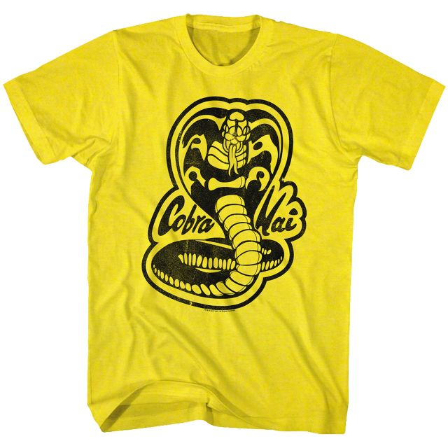 Karate Kid Yellow Cobra Kai Logo