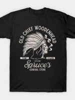 Old Chief Woodenhead Black & White T-Shirt