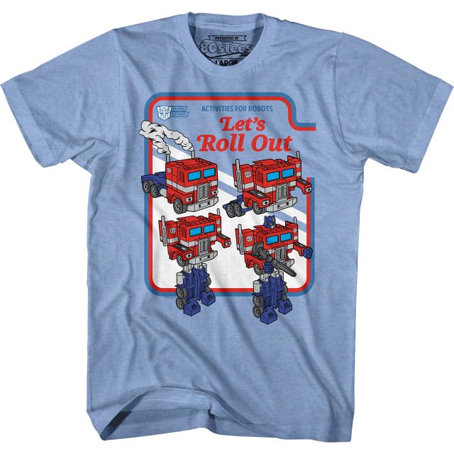 Optimus Prime Let's Roll Out T-Shirt Optimus Prime Let's Roll Out