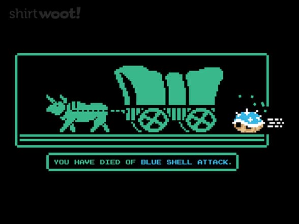 You have died of blue shell attack!