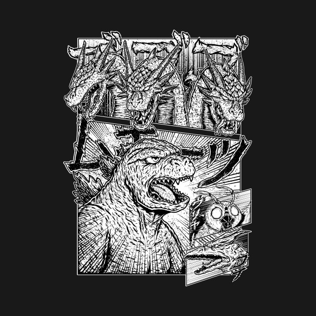 TITAN SHOWDOWN Black Kaiju Manga