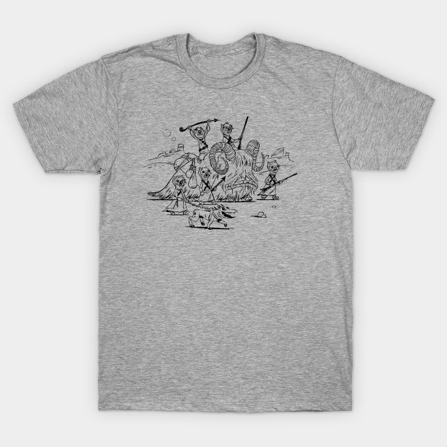 Tusken Raiders Line - Star Wars T-Shirt - The Shirt List