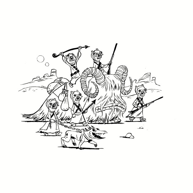 Tusken Raiders Line Design Tusken Raiders Line