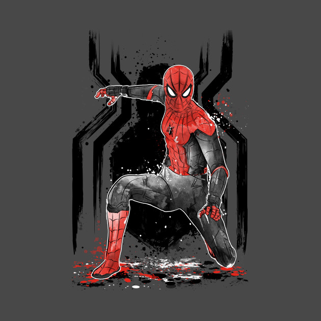 BLACK AND RED Spider Suit T-Shirt BLACK AND RED Spider Suit