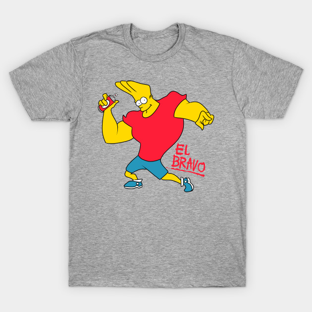 Bart Simpson/Johnny Bravo T-Shirt