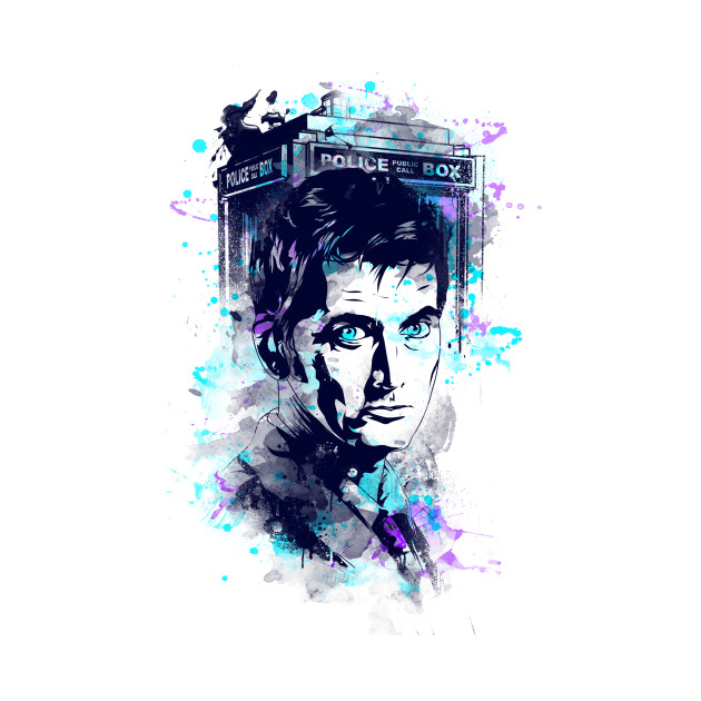Watercolor Tenth Doctor Watercolor Tenth Doctor