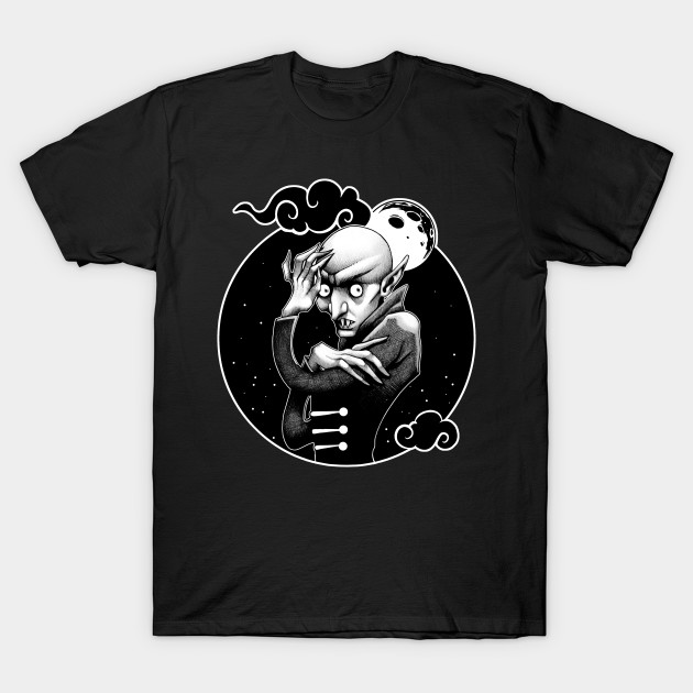 Nosferatu Circle Design T-Shirt