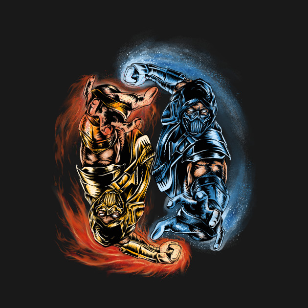 mortal combat yin yang T-Shirt Mortal Kombat Yin Yang