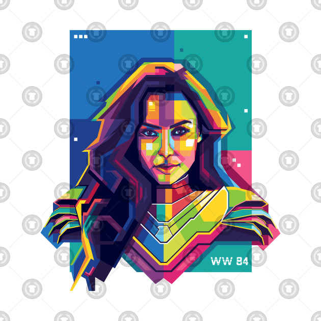Gal Gadot 84 Pop Art
