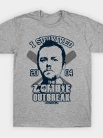 I survived the zombie outbreak T-Shirt