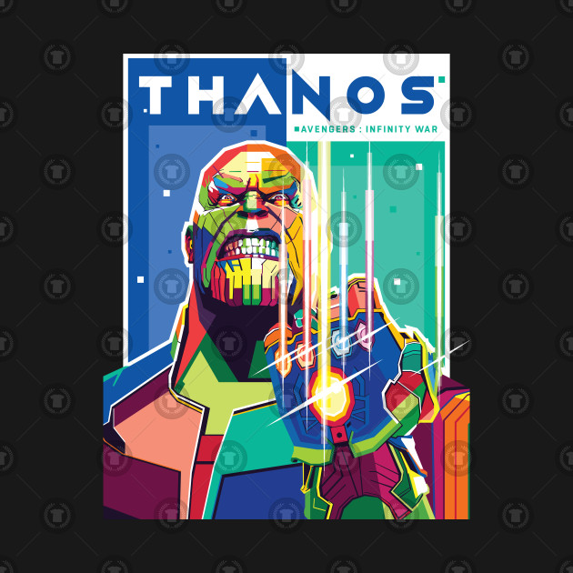 THANOS WPAP FANART ALTERNATE Design THANOS WPAP FANART ALTERNATE