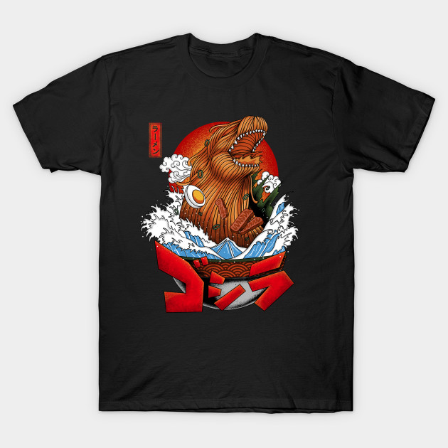 great goadzilla ramen of kanagawa T-Shirt great goadzilla ramen of kanagawa