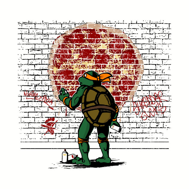 Graffiti Mutant Ninja Turtle